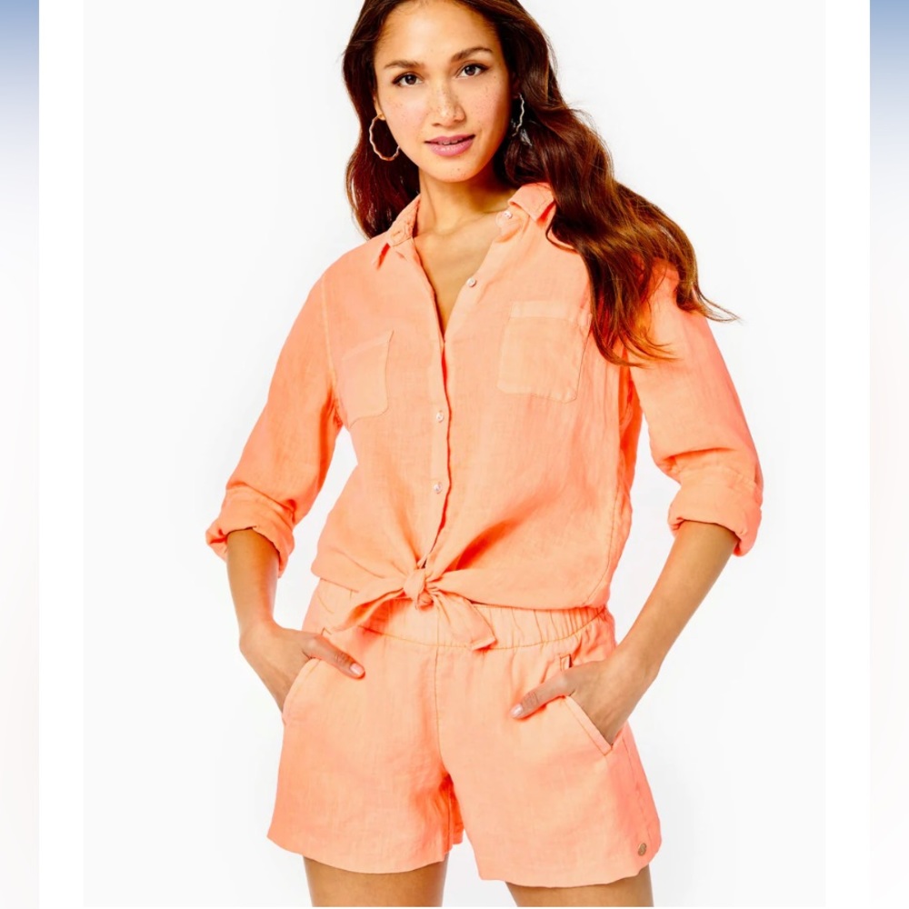 Lilly Pulitzer Linen Shorts